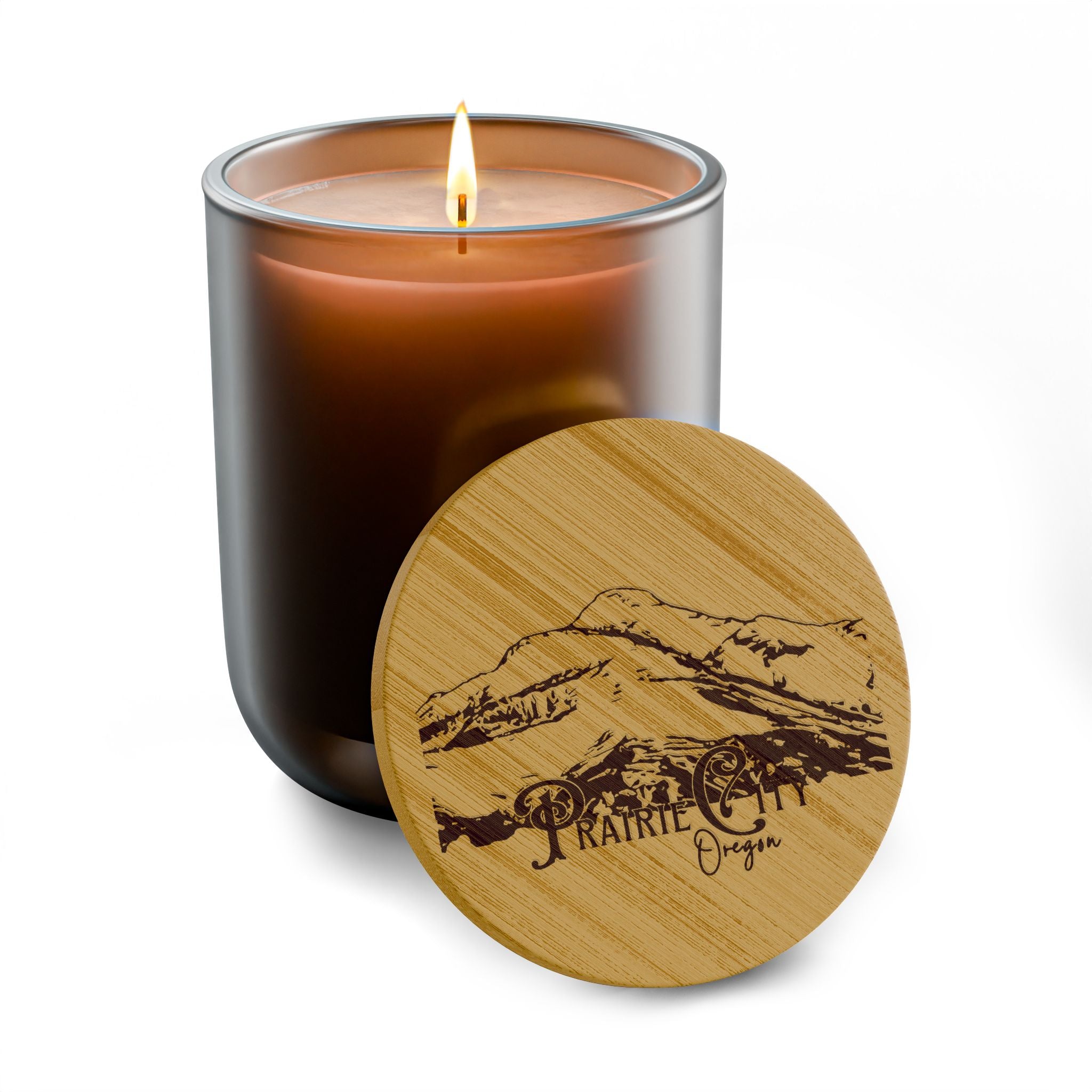 [Prairie City] Scented Soy Candle, 14oz (Engraving)