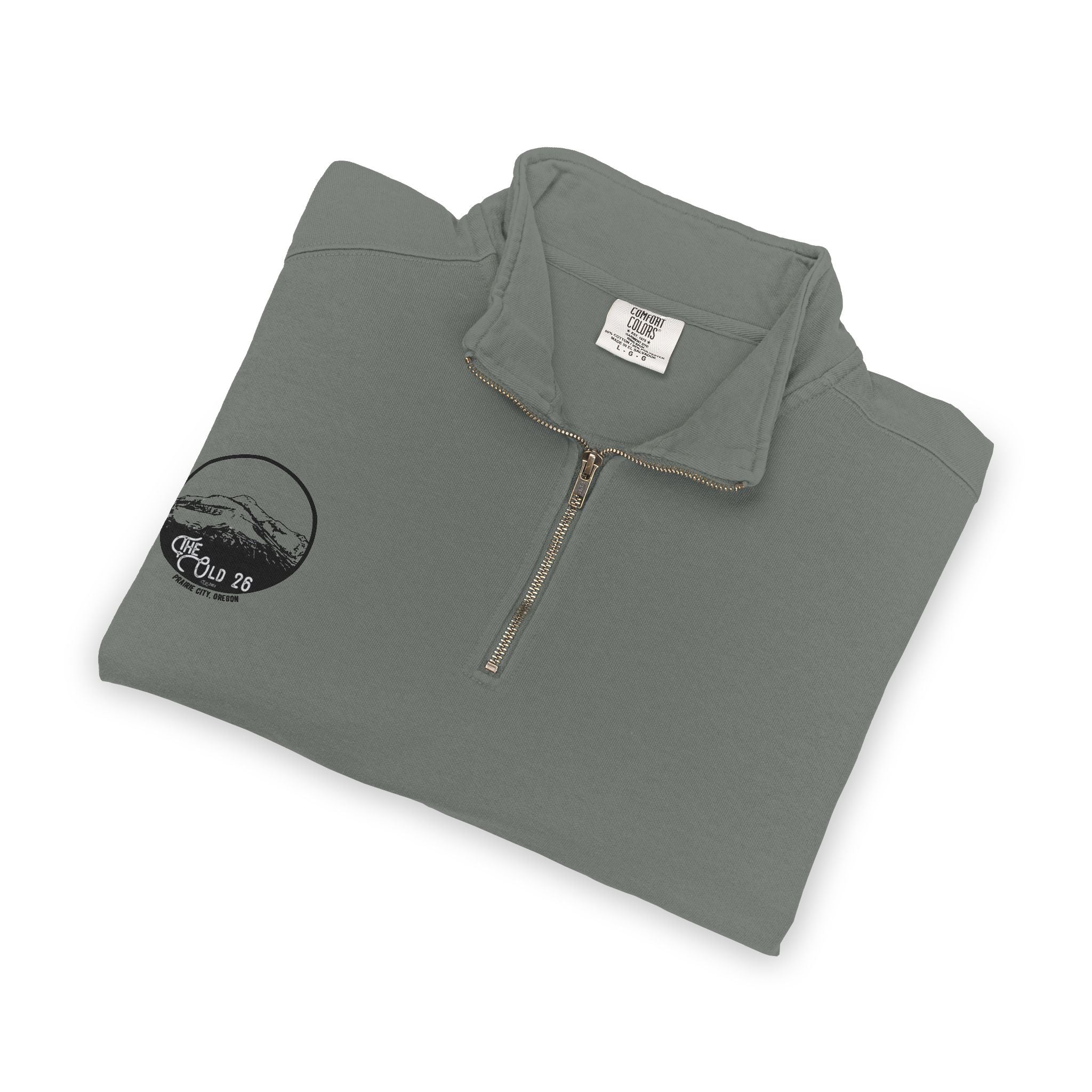 [The Old 26]  Unisex Adult Quarter-Zip Sweatshirt