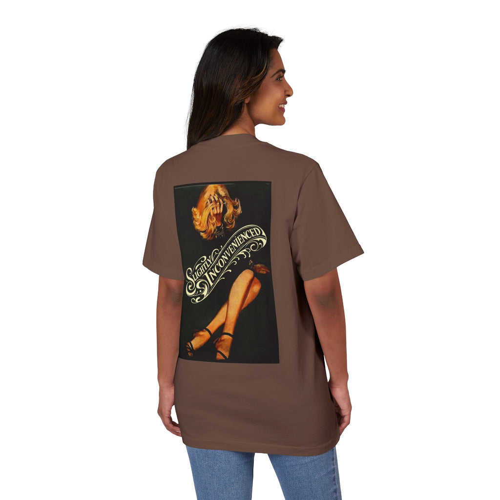 [Slightly Inconvenienced] Unisex Garment-Dyed Drop-Shoulder T-Shirt