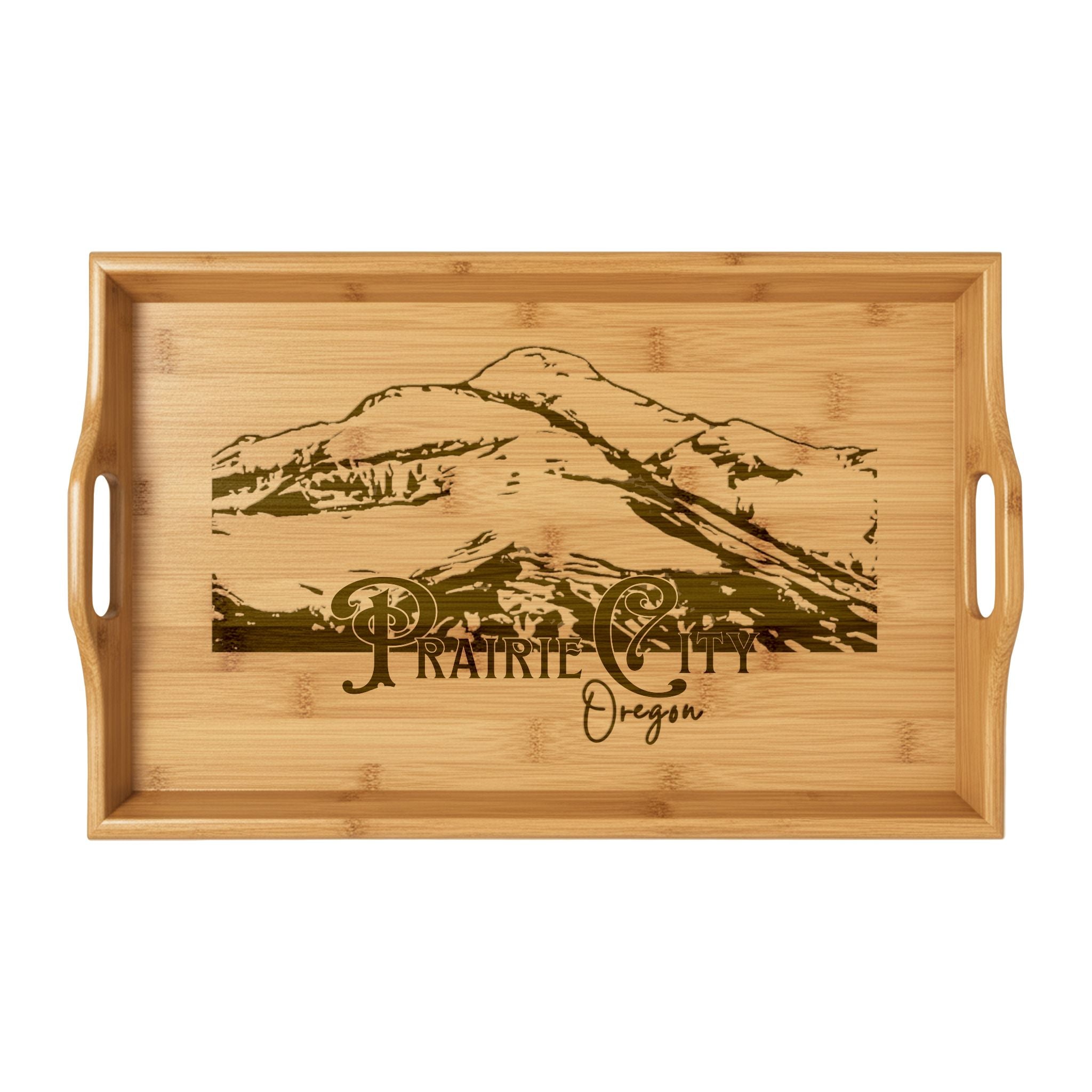 Bamboo Serving Tray (Engraving)
