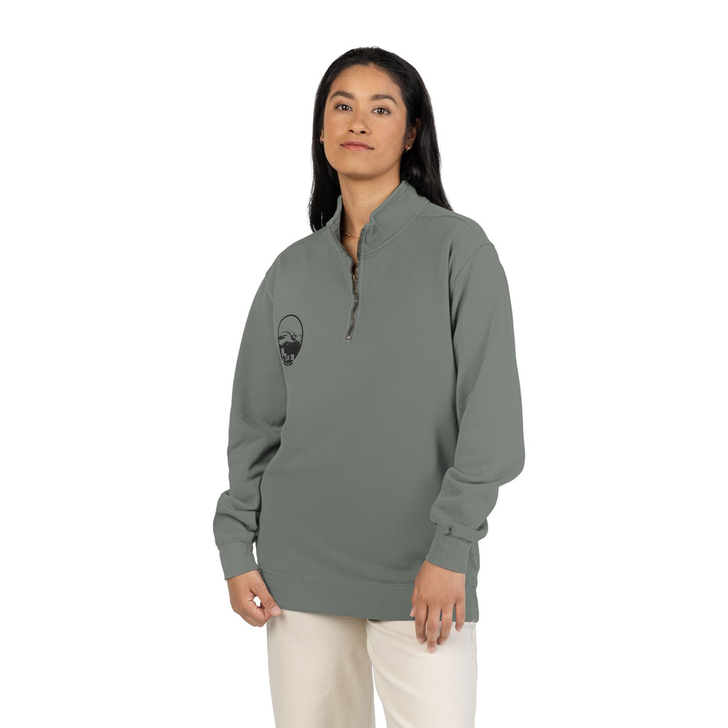[The Old 26]  Unisex Adult Quarter-Zip Sweatshirt