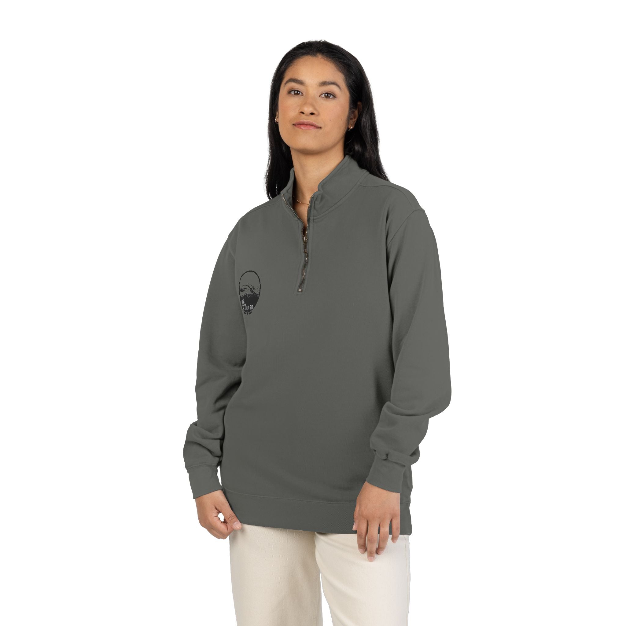[The Old 26]  Unisex Adult Quarter-Zip Sweatshirt