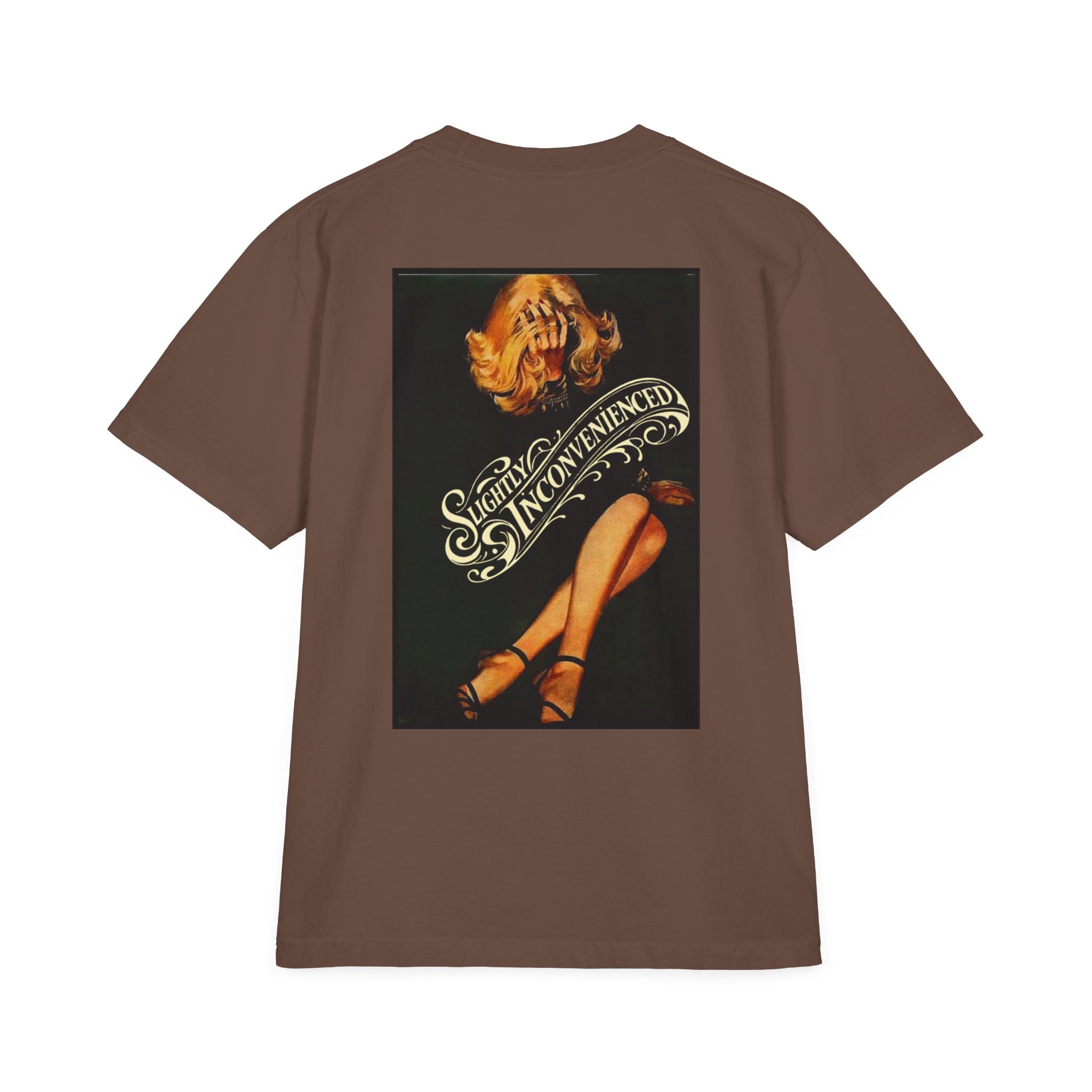 [Slightly Inconvenienced] Unisex Garment-Dyed Drop-Shoulder T-Shirt
