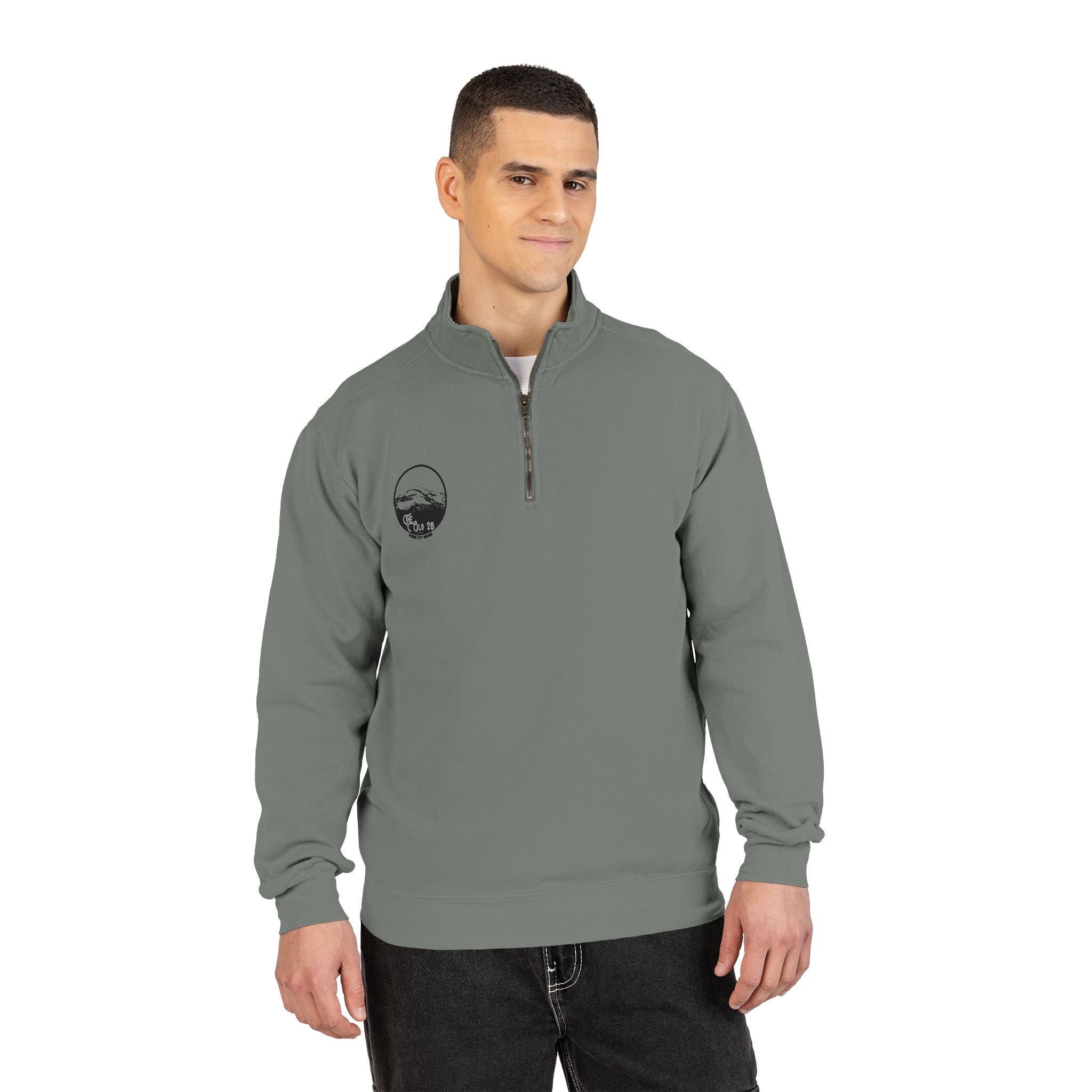 [The Old 26]  Unisex Adult Quarter-Zip Sweatshirt