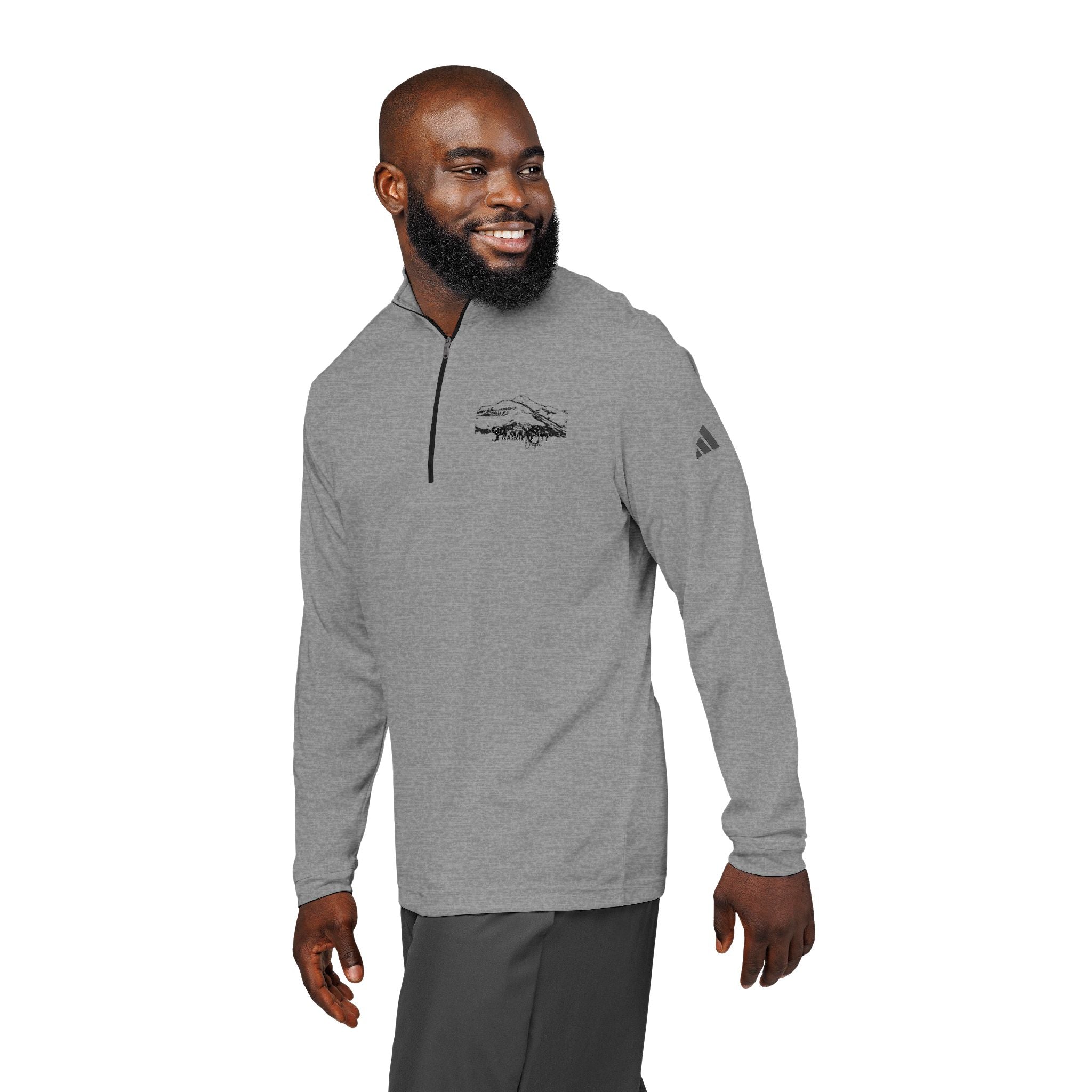 [Prairie City] adidas® Quarter-Zip Pullover (Embroidery)