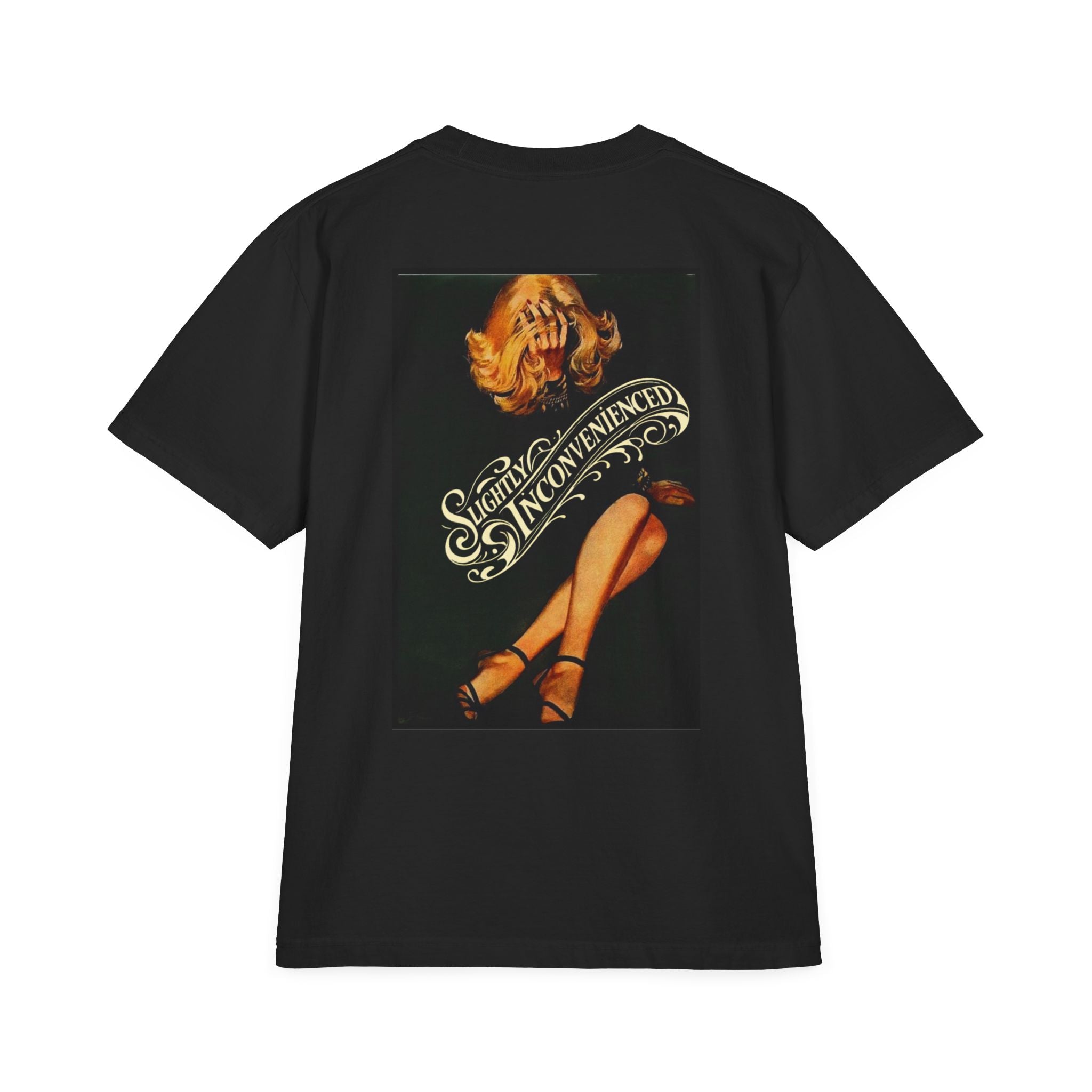 [Slightly Inconvenienced] Unisex Garment-Dyed Drop-Shoulder T-Shirt