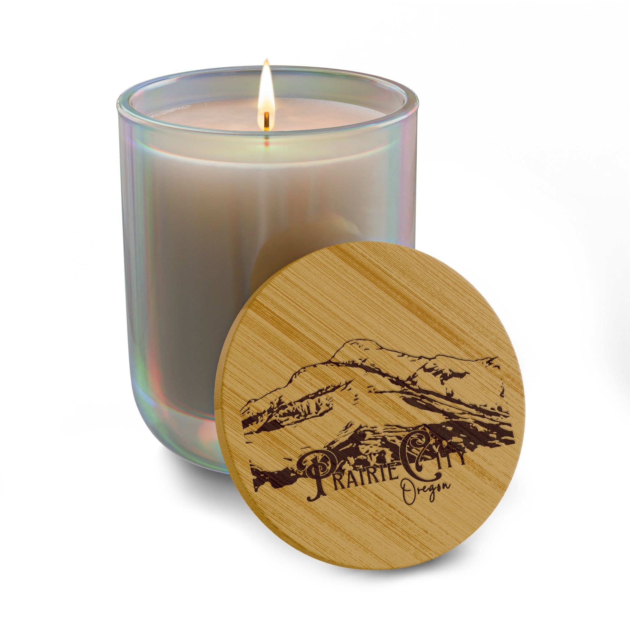 [Prairie City] Scented Soy Candle, 14oz (Engraving)