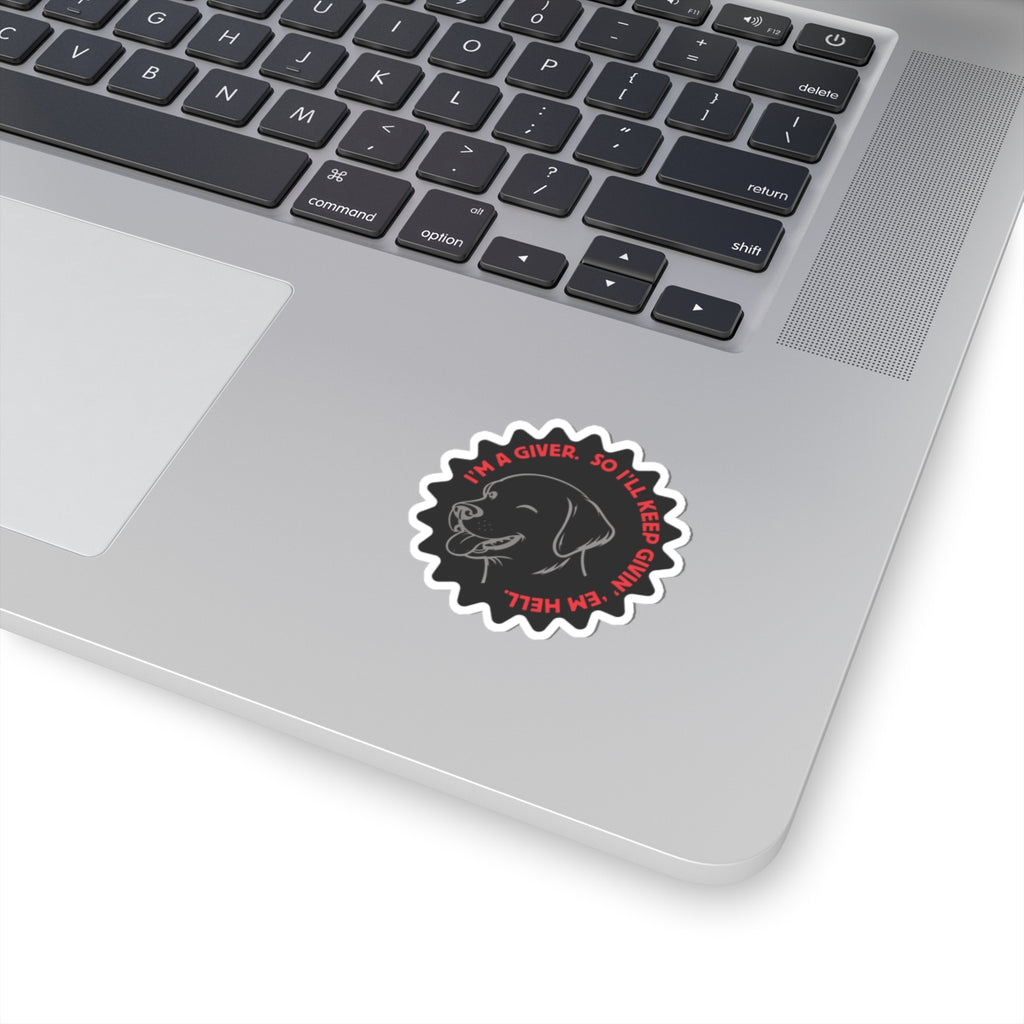 [Give em Hell]  Kiss-Cut Stickers