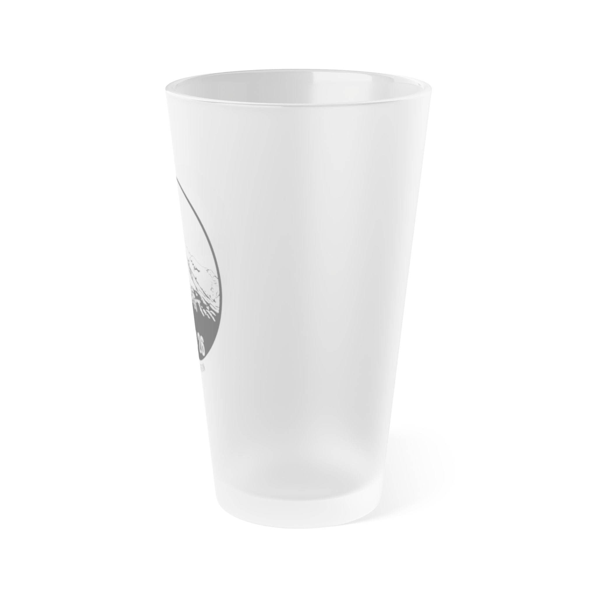 [The Old 26] Frosted Pint Glass, 16oz