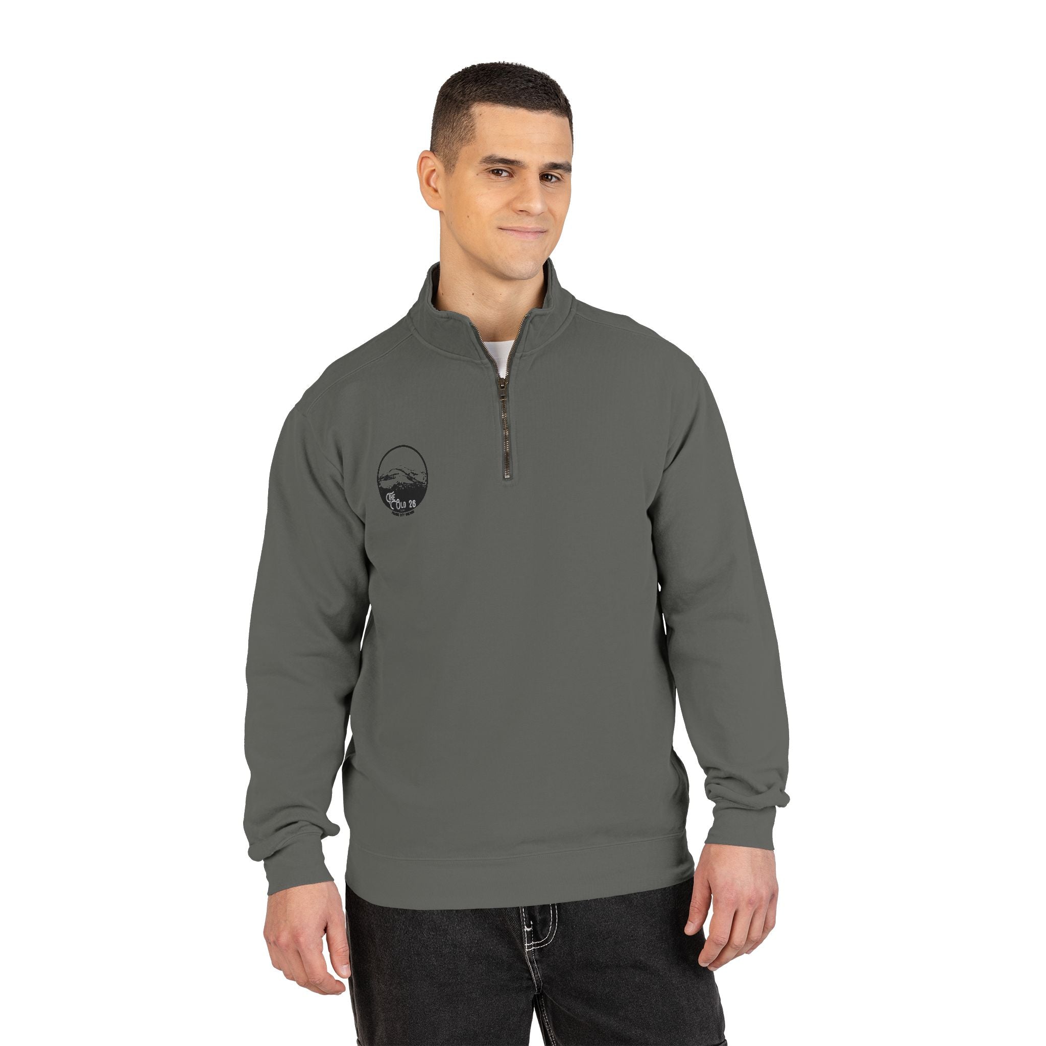 [The Old 26]  Unisex Adult Quarter-Zip Sweatshirt