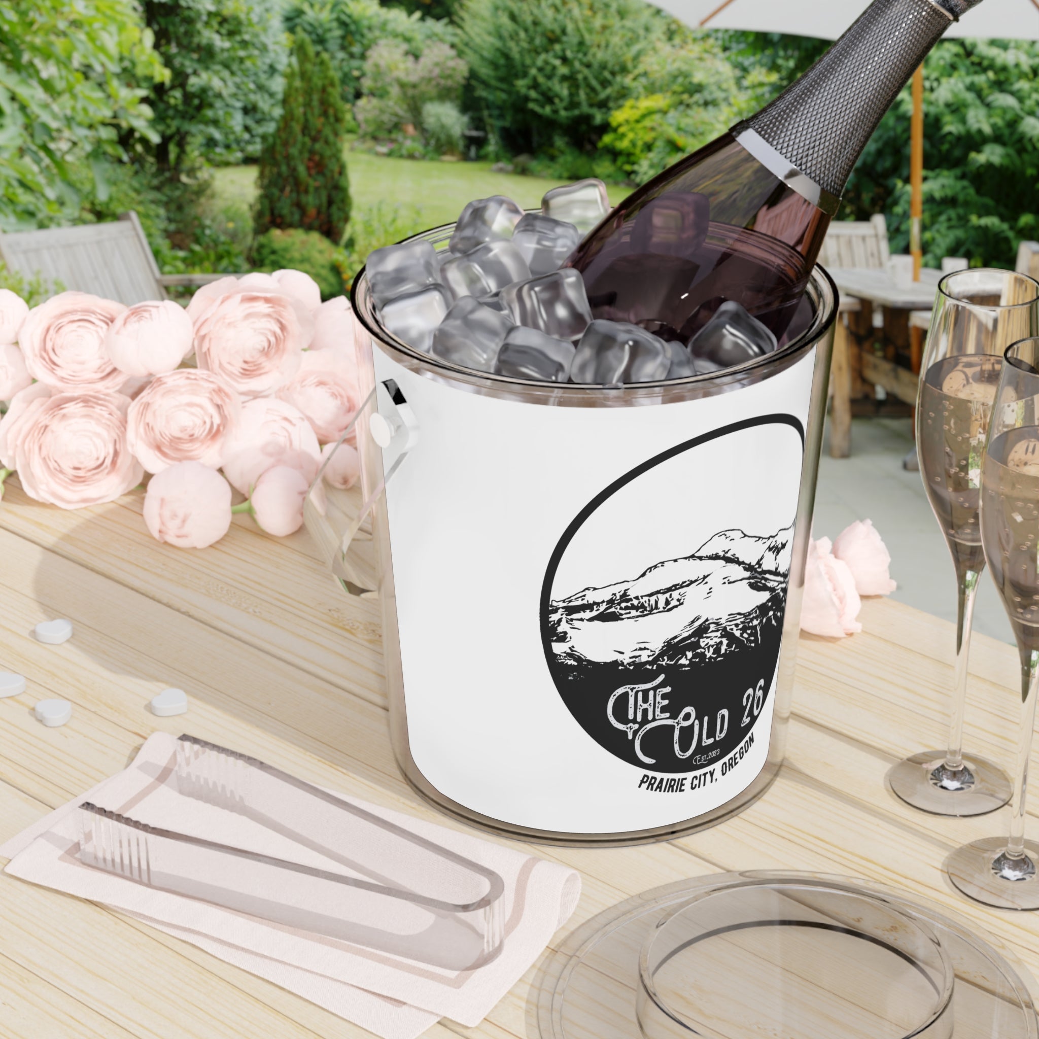 [The Old 26] Ice Bucket with Tongs