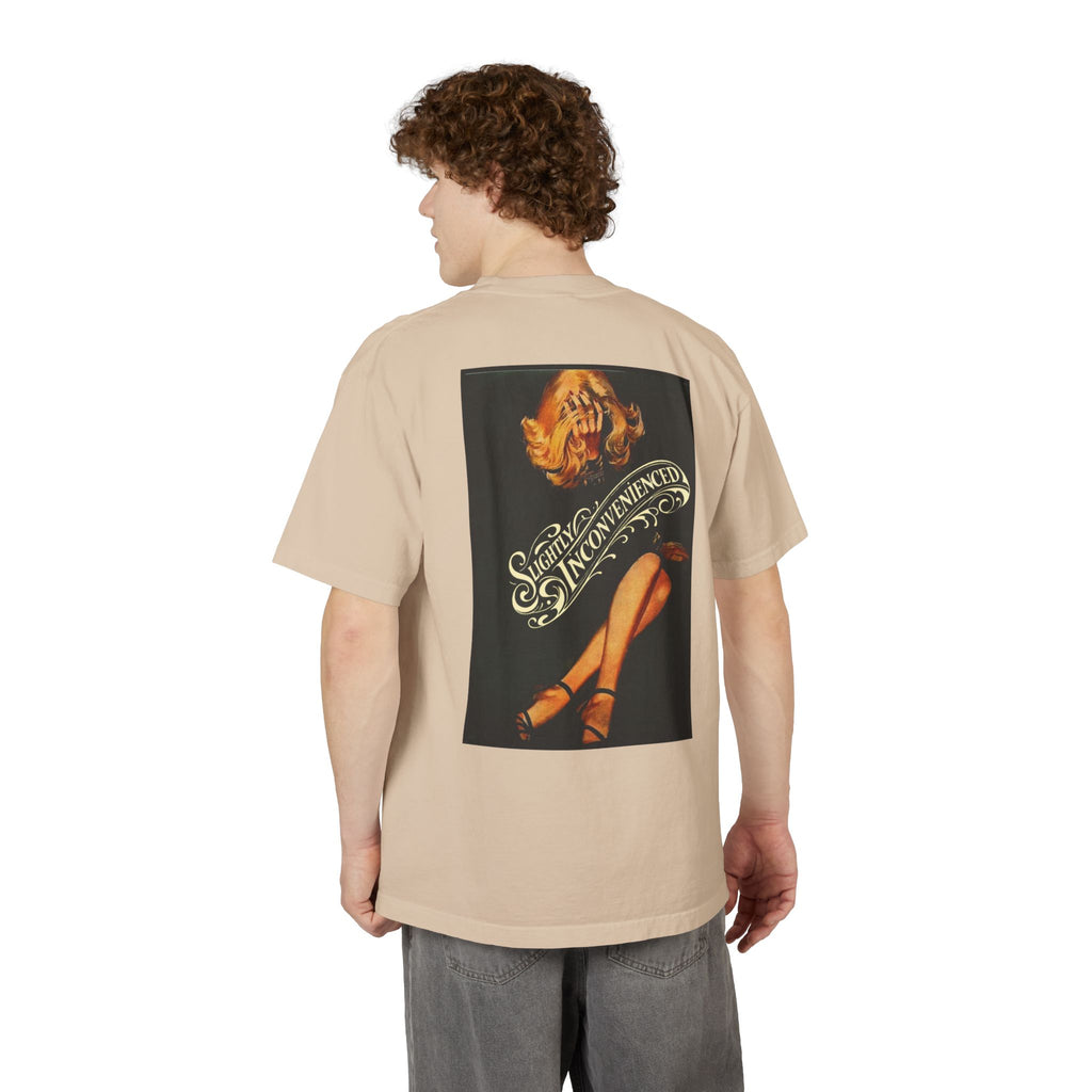 [Slightly Inconvenienced] Unisex Garment-Dyed Drop-Shoulder T-Shirt