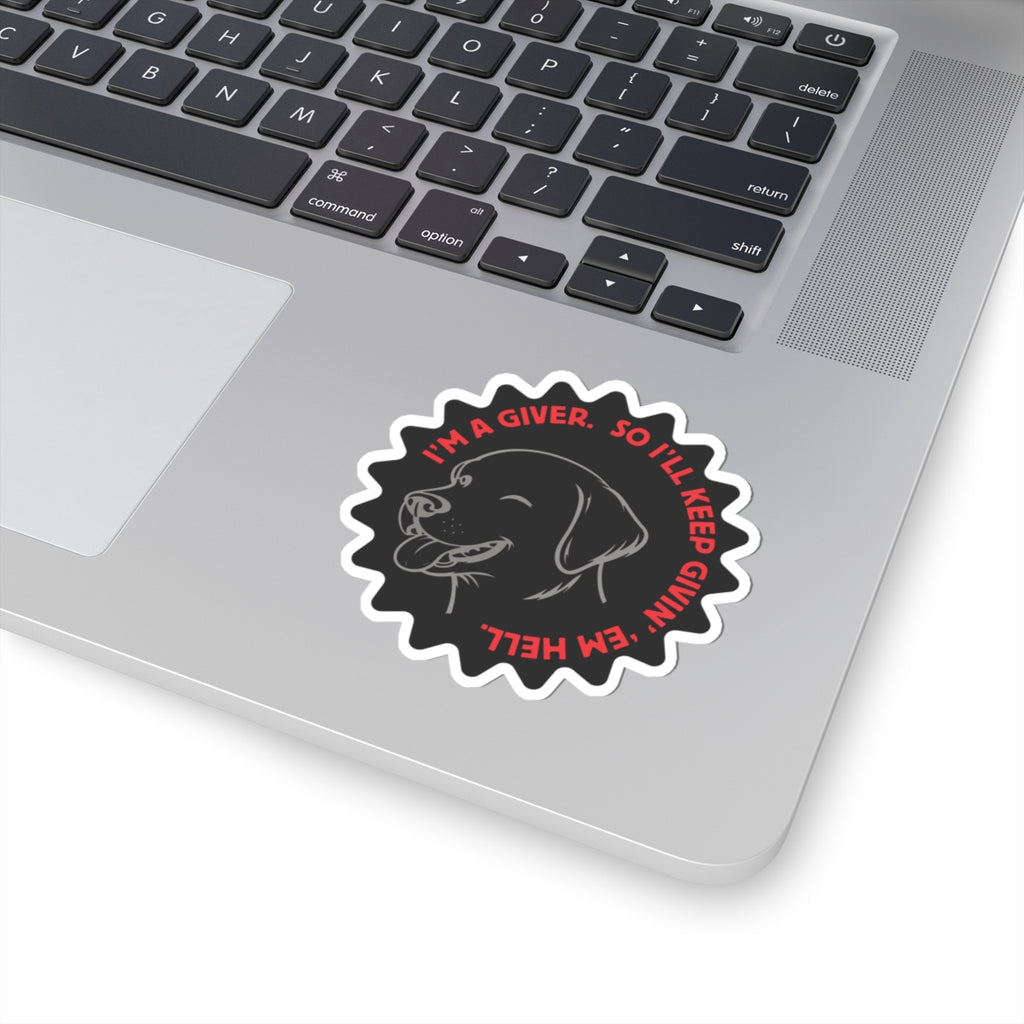 [Give em Hell]  Kiss-Cut Stickers