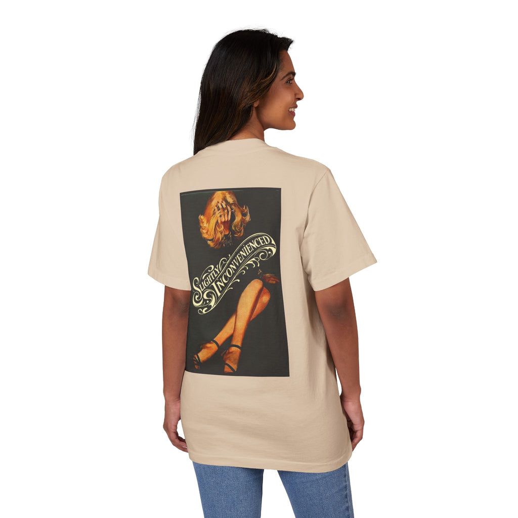 [Slightly Inconvenienced] Unisex Garment-Dyed Drop-Shoulder T-Shirt